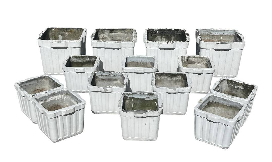 Élo France Square Planter / Flower Box - 1960'