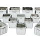 Élo France Square Planter / Flower Box - 1960'