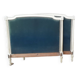 Blue velvet bed