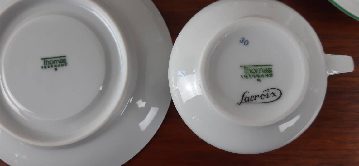Set of 8 coffee cups with saucers – Thomas (Rosenthal)