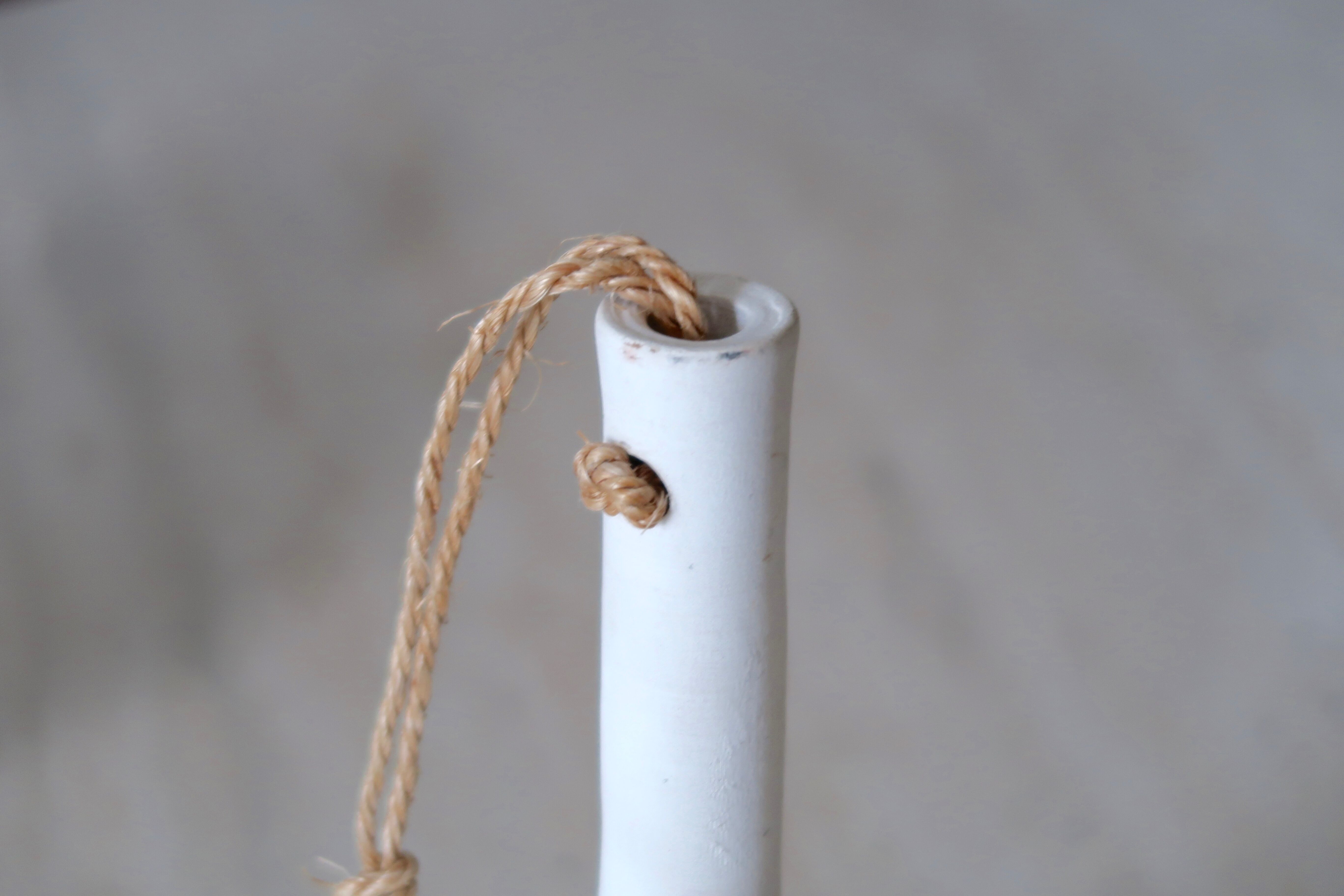 Ceramic pendant lamps by Jacques Lignier, Vallauris, 60s