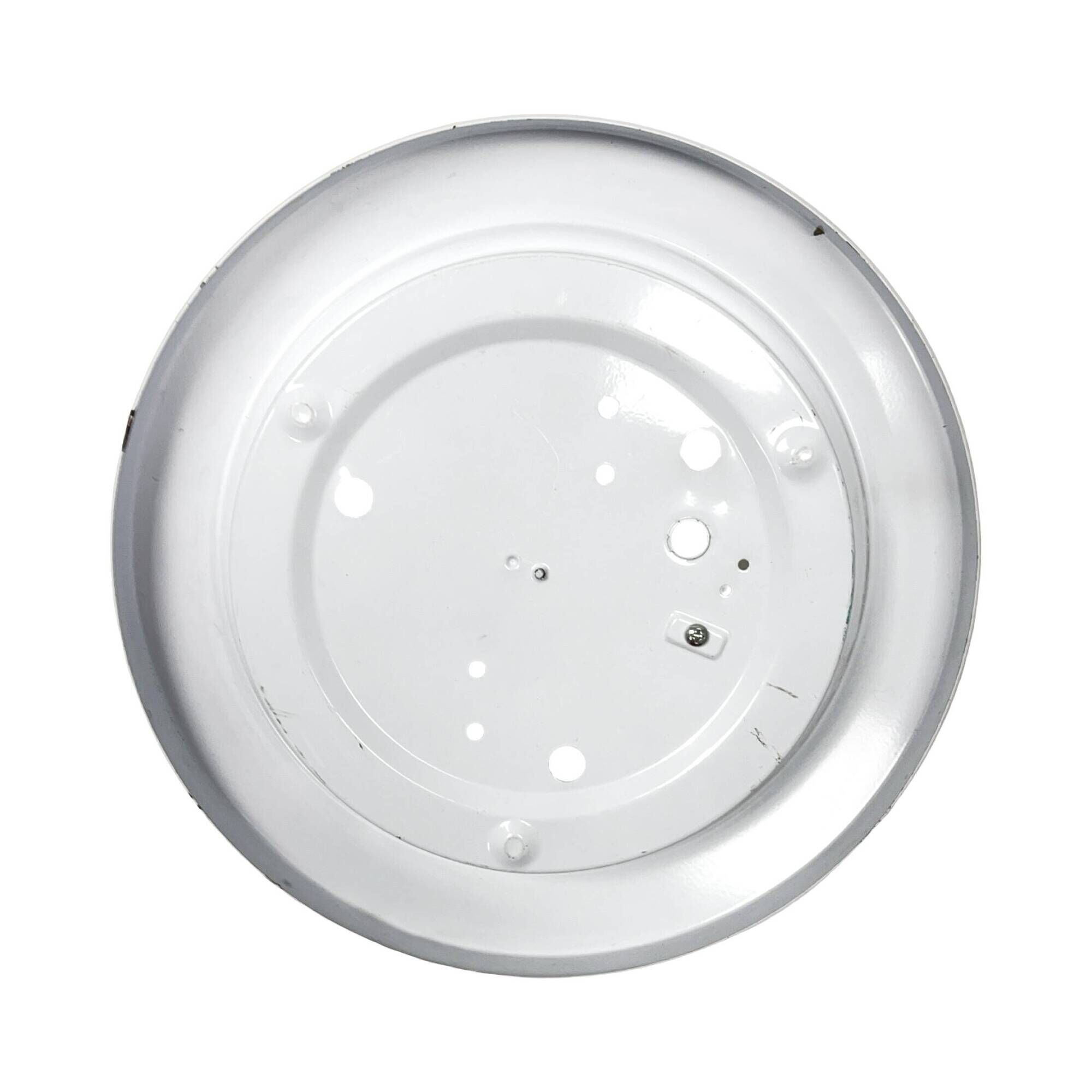 1980s Bahag round ceiling light made of glass and metal