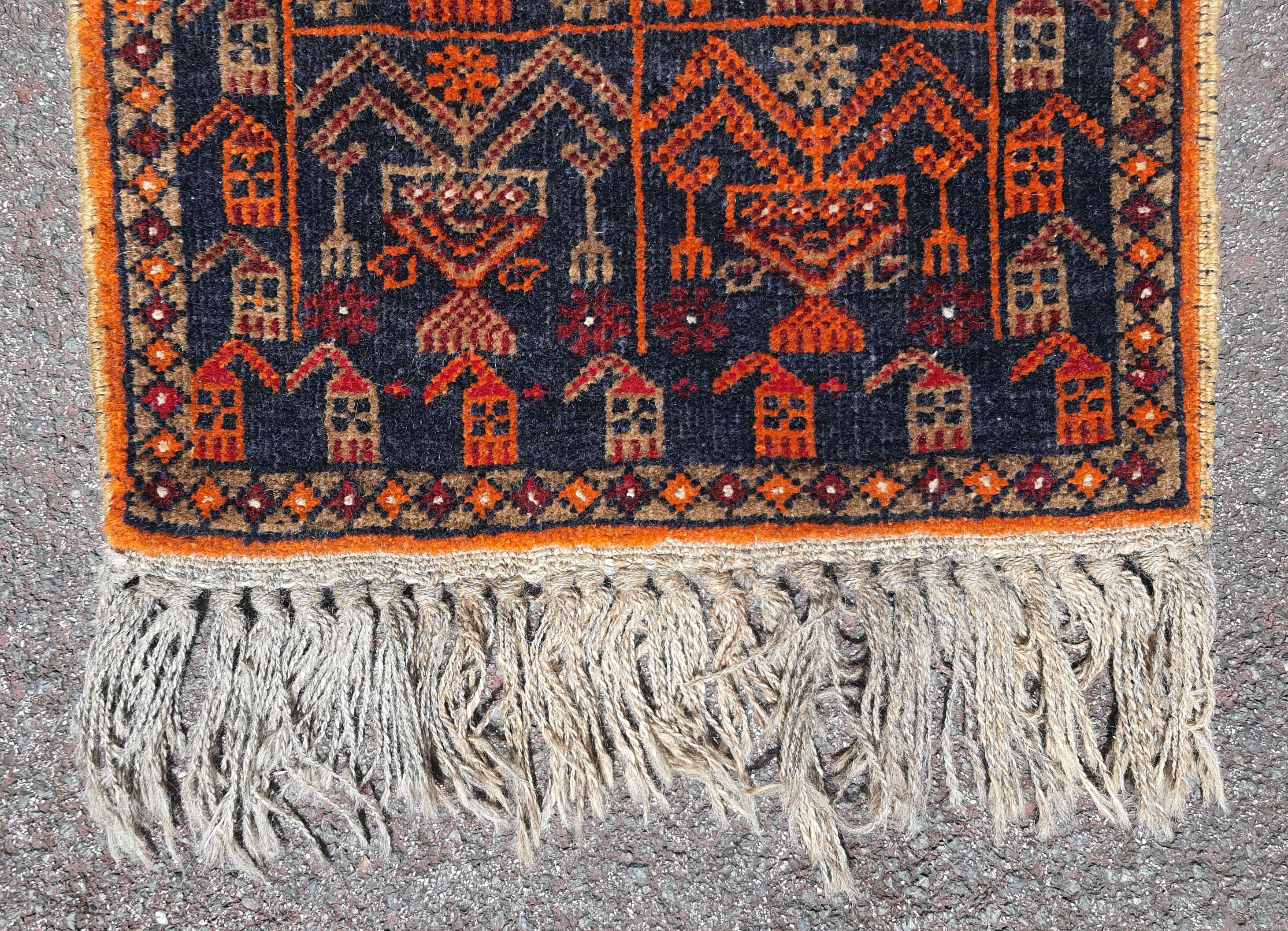 Carpet in handmade wool Malayer, Iran 46.5x75 cm