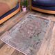 Vintage Turkish Oushak Rug 106x66 cm shabby carpet Ushak Region Small