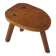 Rustic Wooden tripod Stool, France 1920s
