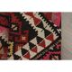 1970s Vintage Turkish Oushak Handmade Wool Cotton Pink Runner Rug 115x451