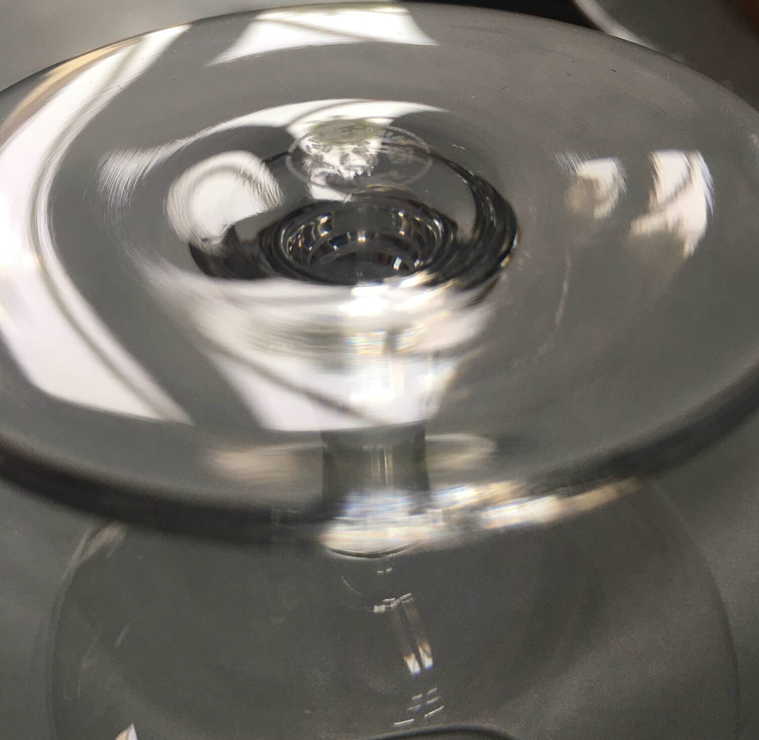 6 Baccarat crystal cognac glasses in box