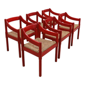 Carimate chairs Vico Magistretti Cassina 1960
