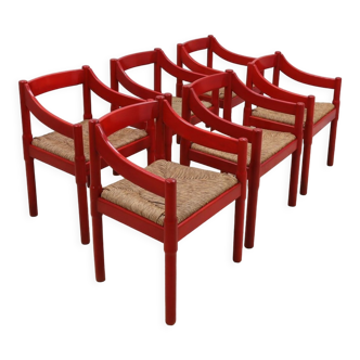 Chaises Carimate de Vico Magistretti pour Cassina, 1960