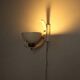 Pair of sculptural mid-century wall uplighters, circa 1950