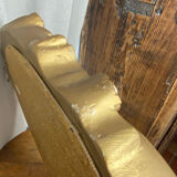 Rococo style mirror in wood and gilded stucco