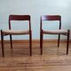 Niels Otto Mølller dining chairs, set of 4