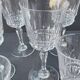Set of 20 70's stemmed glasses