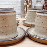 Set 6 cups Espresso sandstone