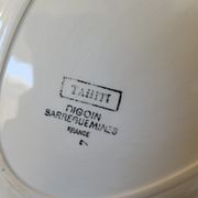 Porcelain dish Tahiti Digoin Sarreguemines