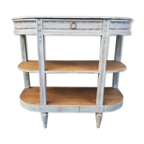 3-plate Gustavian-style curved console