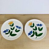 3 vintage ceramic dishes and pitcher from the 50s Poteries du Marais