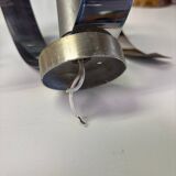 Pair of vintage 70s chrome wall lights