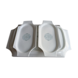 3 plats de service Jammet-Seignolles en porcelaine de Limoges. Parabole, décor Turku