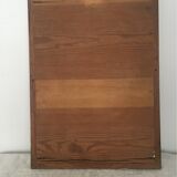 Rectangular wooden mirror 53 x 41 cm