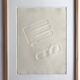 Signed and numbered print by Jean Legros, Geometric relief I, 1972