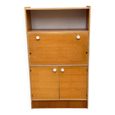 Vintage Scandinavian bright secretary with 3 doors from the 1960s.
