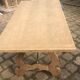 Monastery table in stripped solid oak