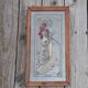 Alphonse Mucha painting mirror illustrated 1960
