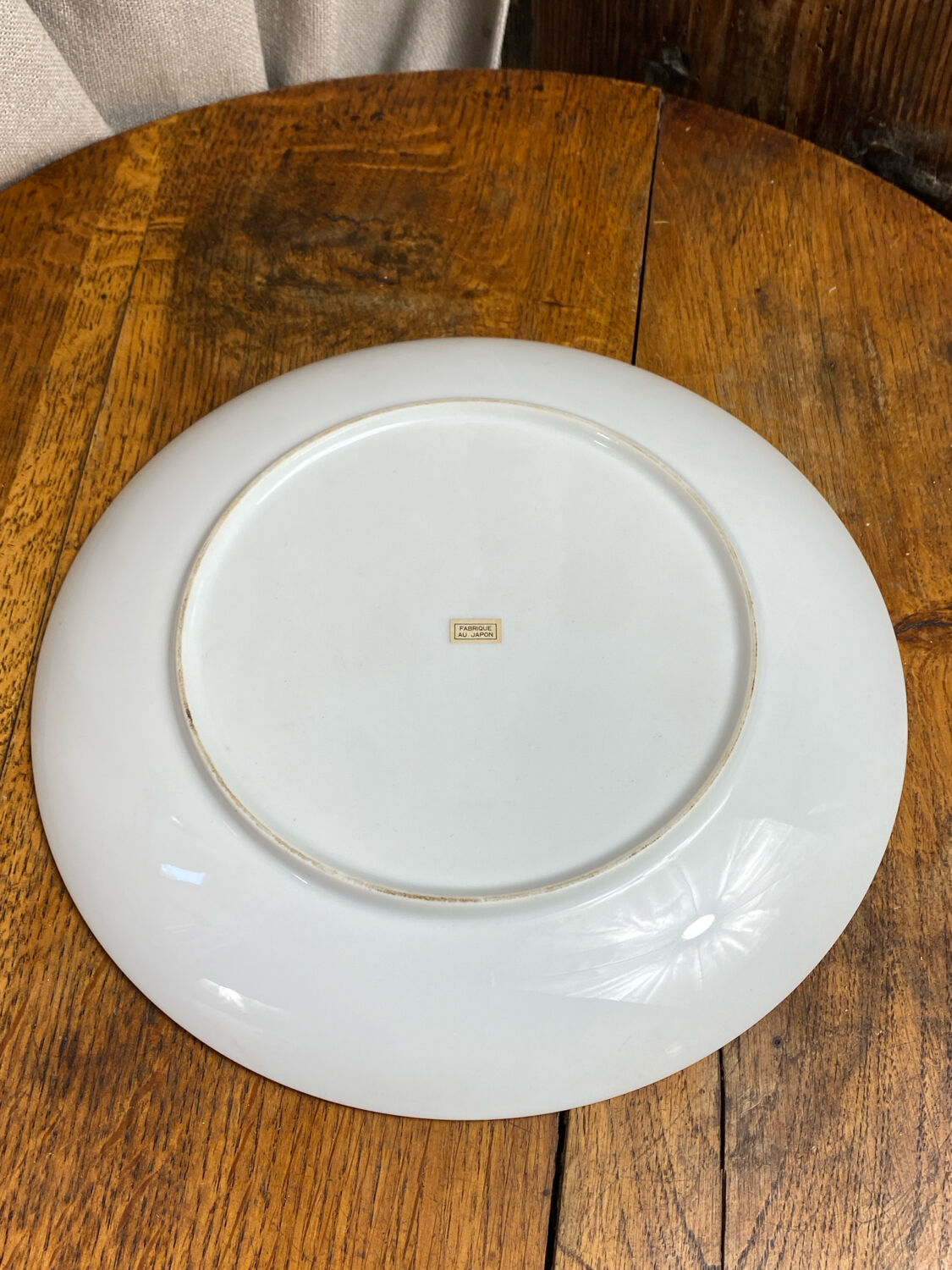 Vintage decorative porcelain plate, Japan