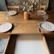 Old solid wood table