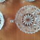 Chiseled glass fruit salad set