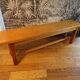 Old Lorraine oak bench