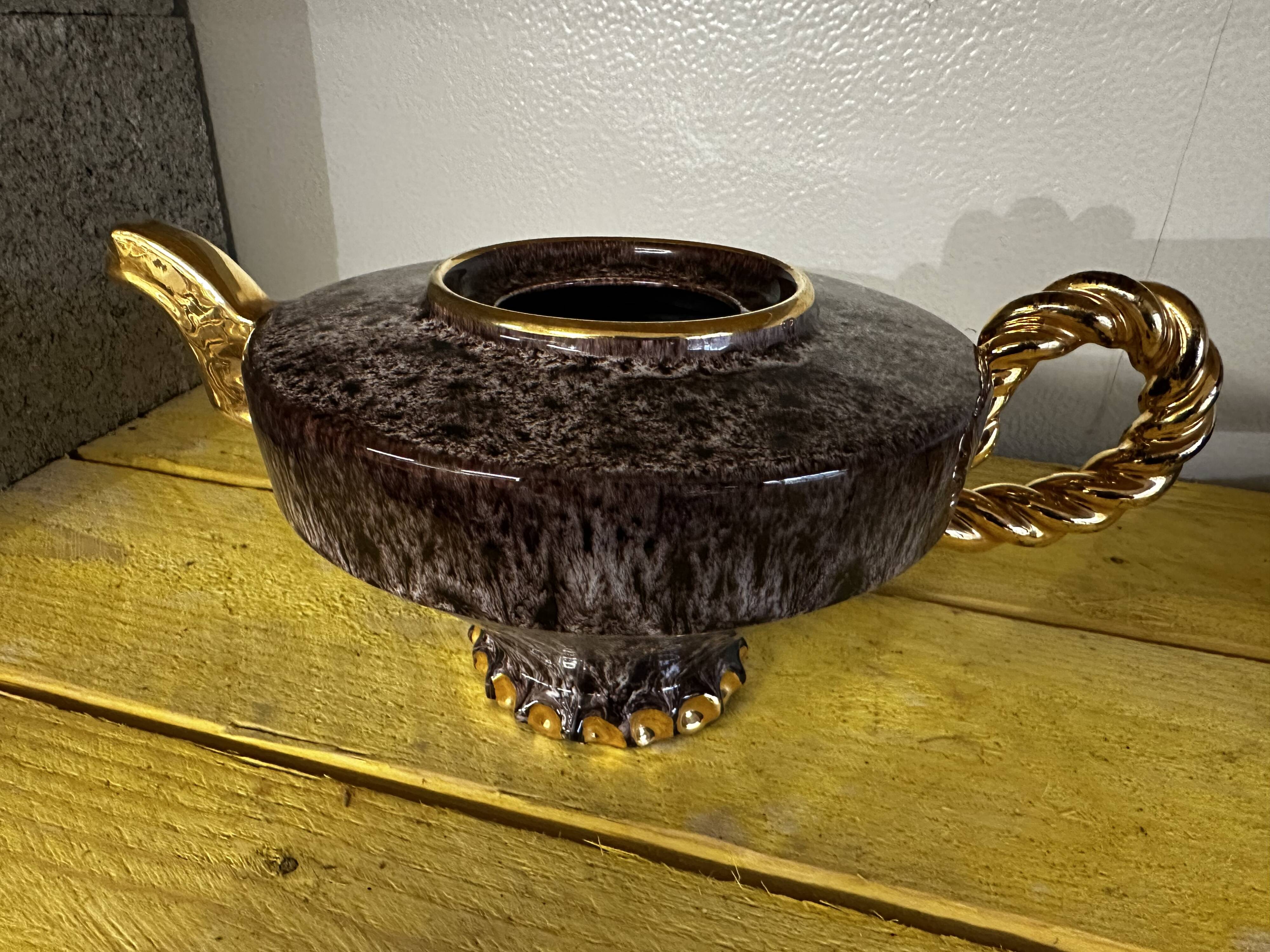 Ceramic milk jug from Vallauris by Marius Giuge