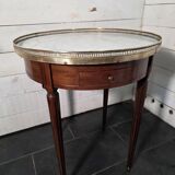 Louis XVI style bouillotte table in mahogany
