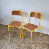 Set of 2 school chairs