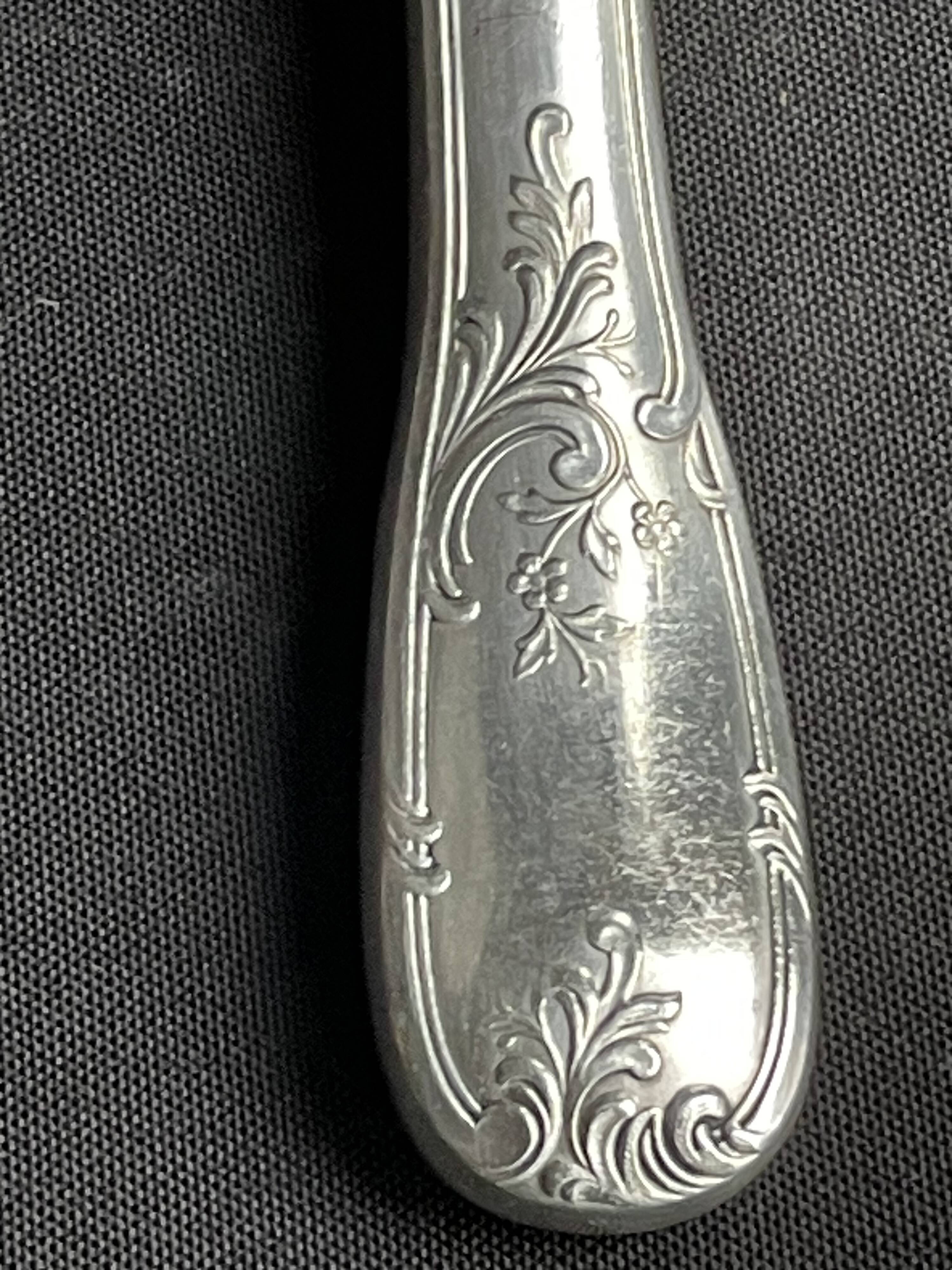 Box of 12 table knives – Orfèvrerie G. Vivier et Nogent