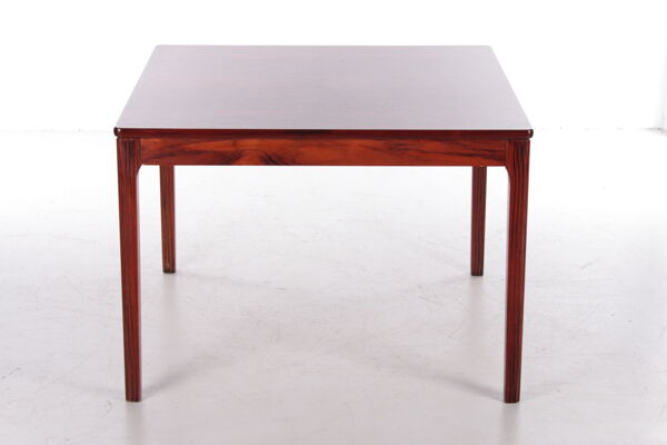 table basse carrée danoise rosewood années 1970