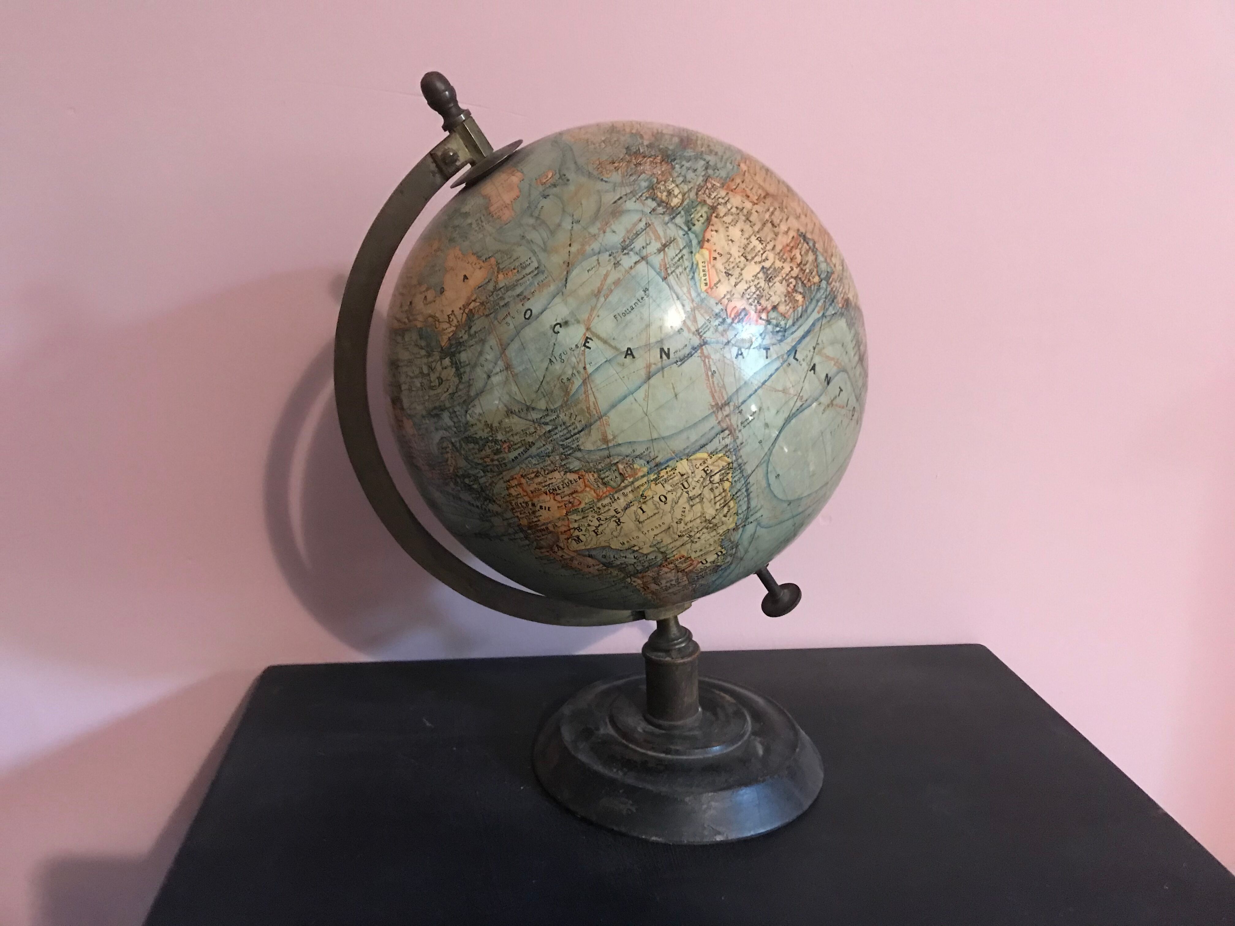 Globe terrestre Forest 19 ieme