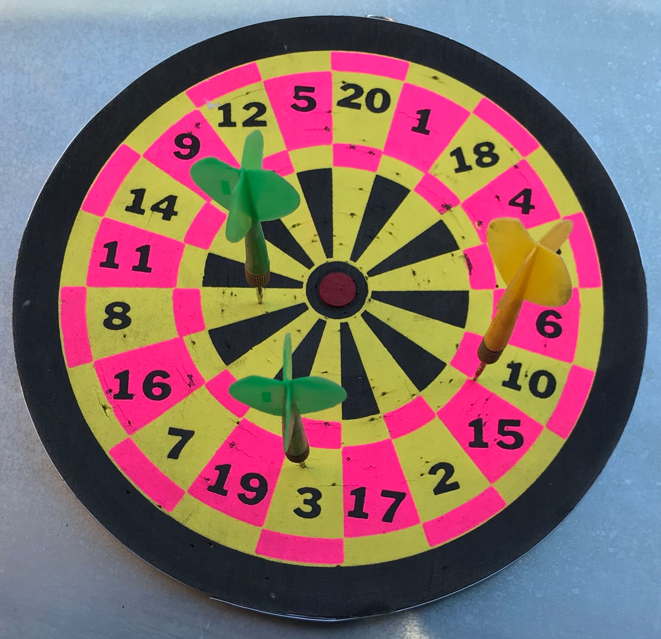 Vintage darts game