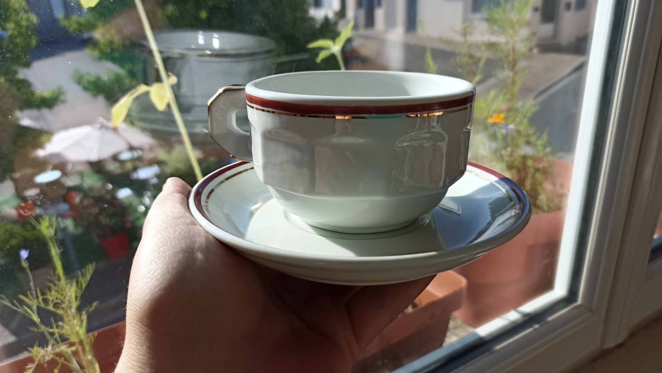 La Seynie porcelain chocolate cup