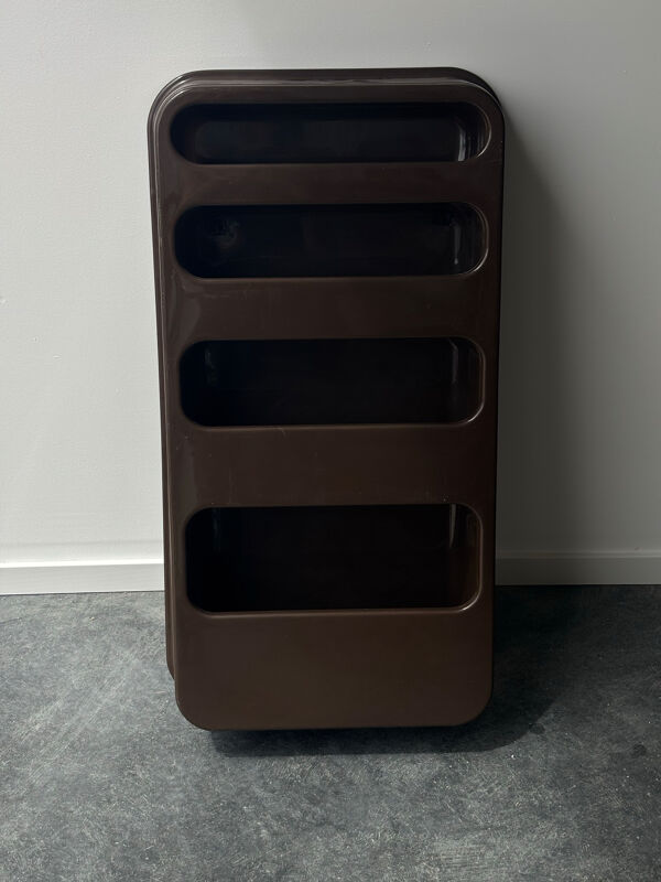 Étagère murale en plastique par Jean-lin Viaud pour Prisunic 1970
