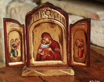 Byzantine icon triptych