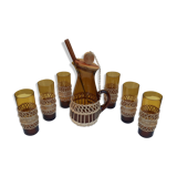 Service à orangeade vintage