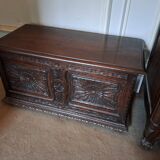 Vintage rustic old chest