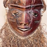 “mbuya” mask, pende, democratic republic of congo. wood, pigments,