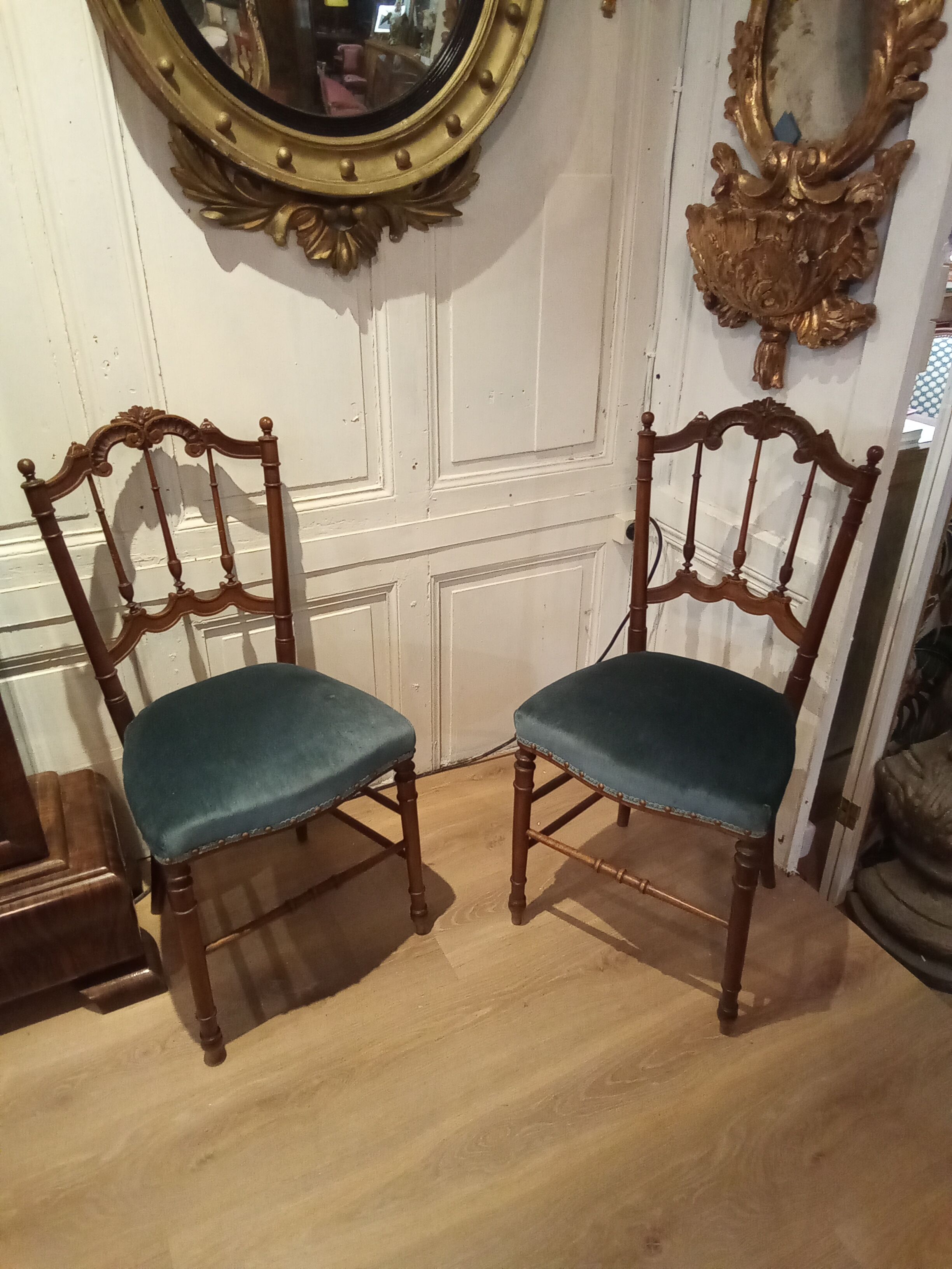 Pair of Napoleon III chairs