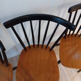 Set of 4 Fanett type chairs