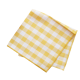 Serviette vichy jaune