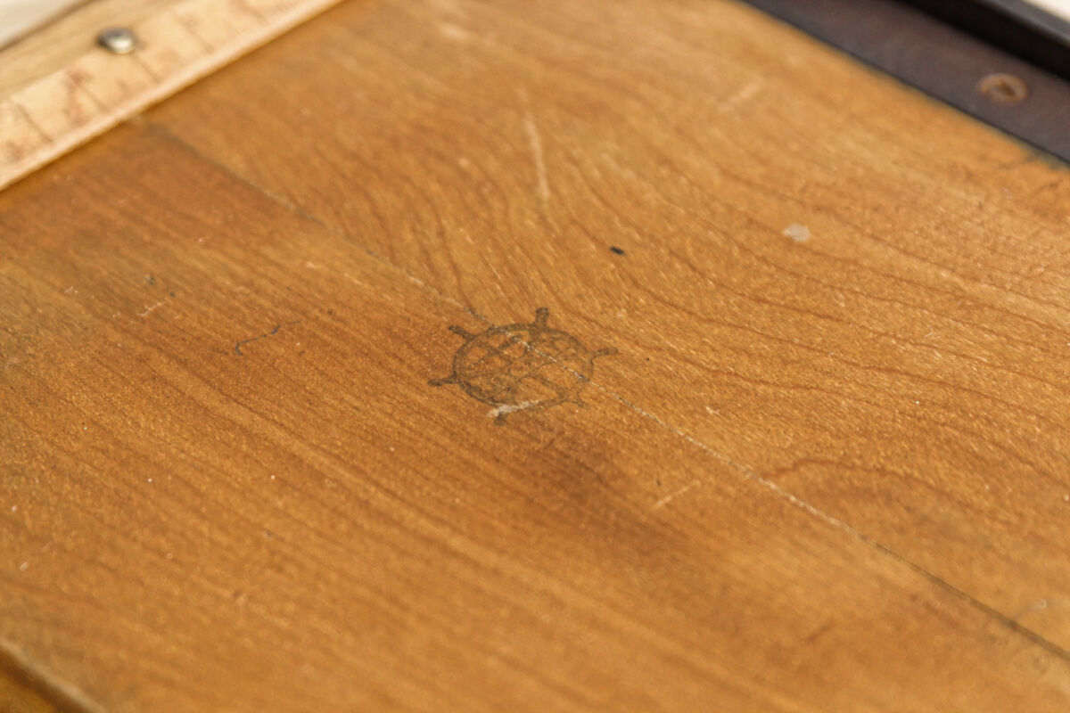 Old cutter, wood and metal