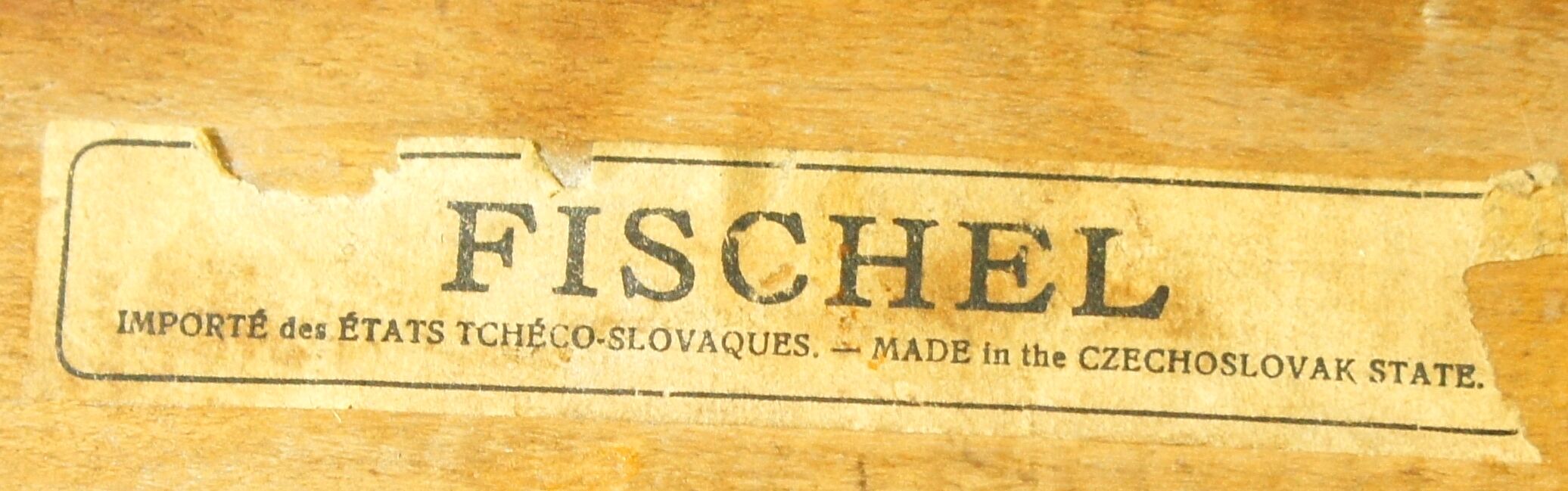 Wall door curved wood Fischel "cheap", circa 1900